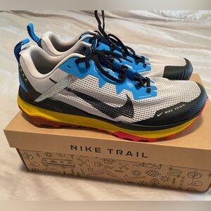 Nike Wildhorse 8 Mens Sz 12 Light Iron Ore Blue Black Trail Running BRAND NEW